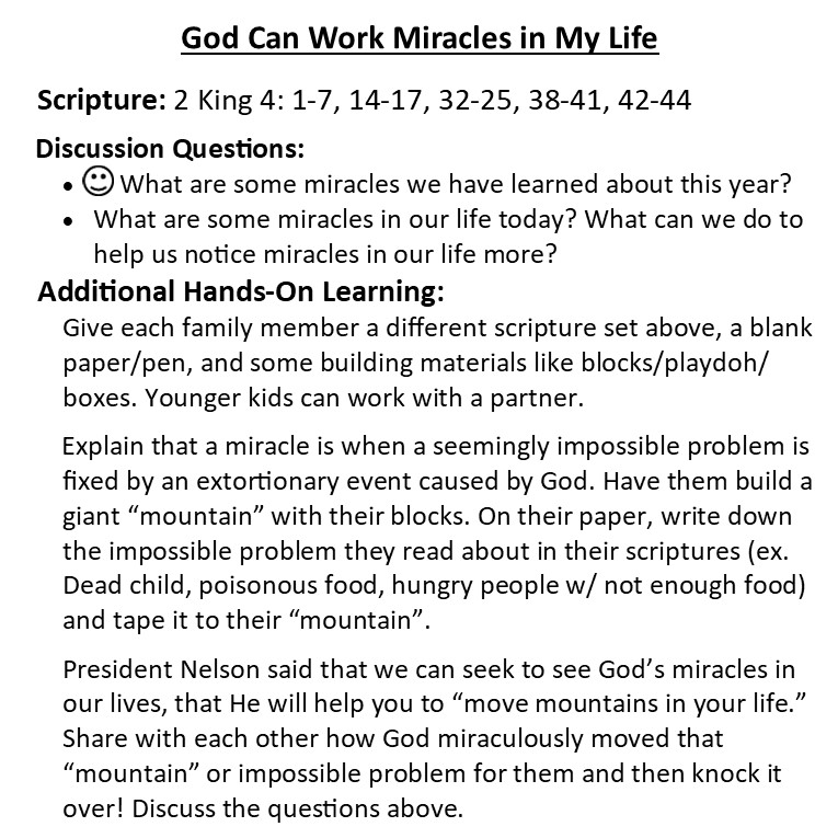 Come Follow Me Family Study