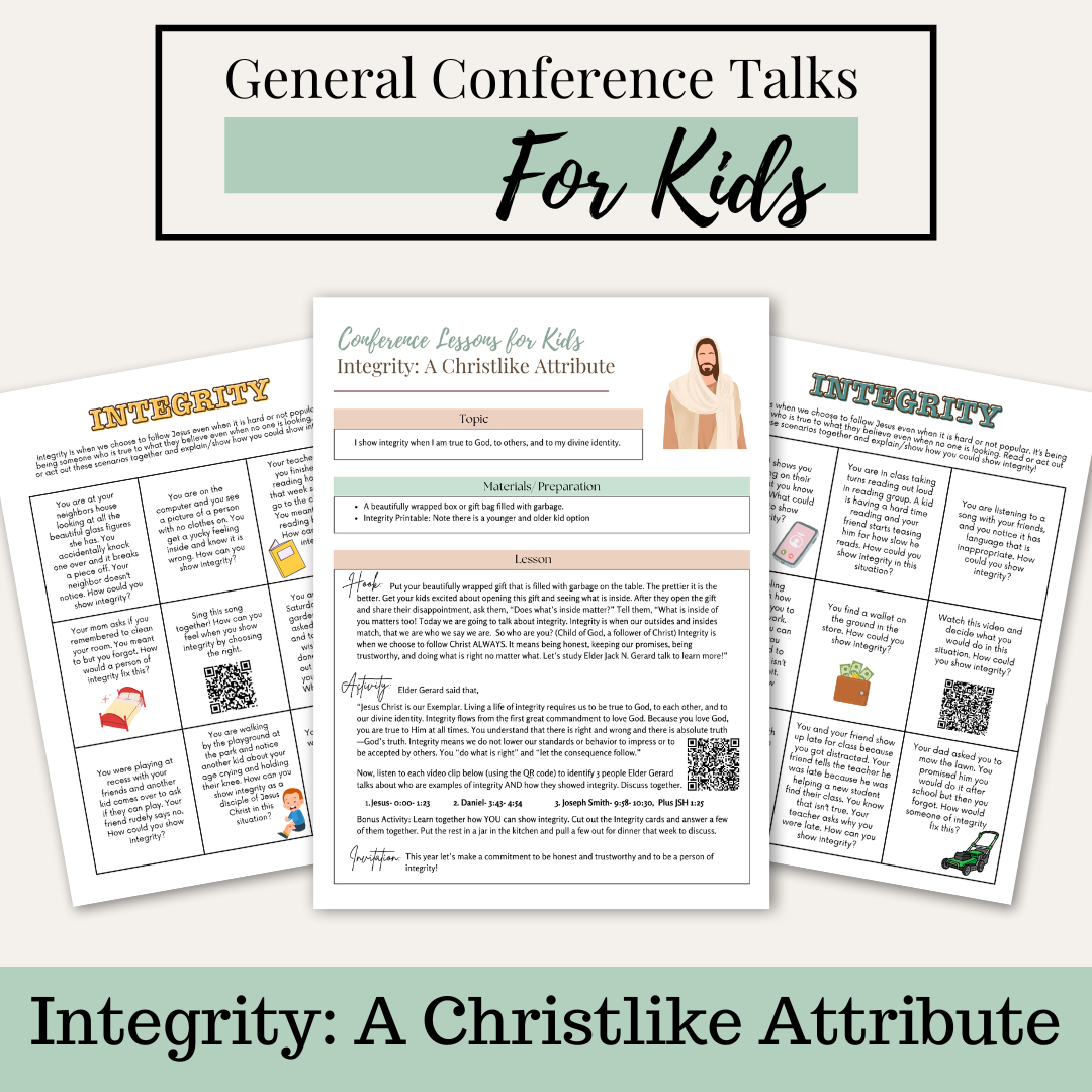 General Conference Talks for Kids