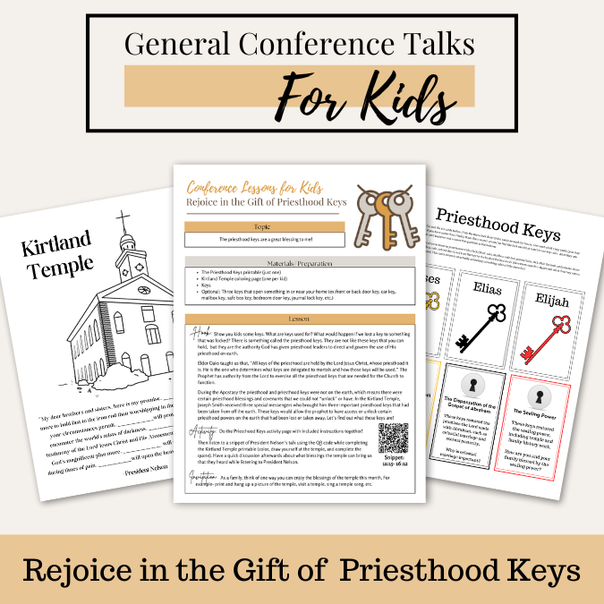 General conference talks for kids