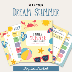 Family summer planning packet